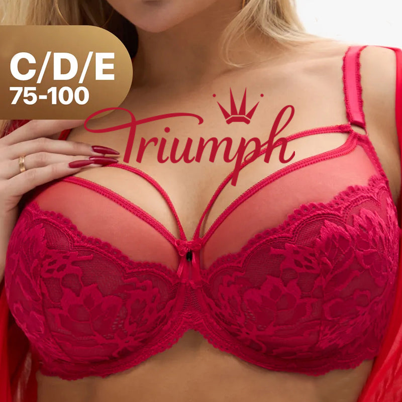 Podprsenka bez ramienok Triumph (3 kusy) pre väčšie poprsie