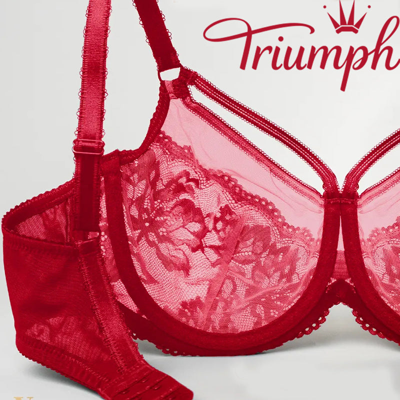 Podprsenka bez ramienok Triumph (3 kusy) pre väčšie poprsie