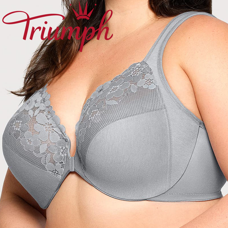 👙TRIUMPH – [3 kusy.]🔥2025 Bavlnená podprsenka s predným zapínaním