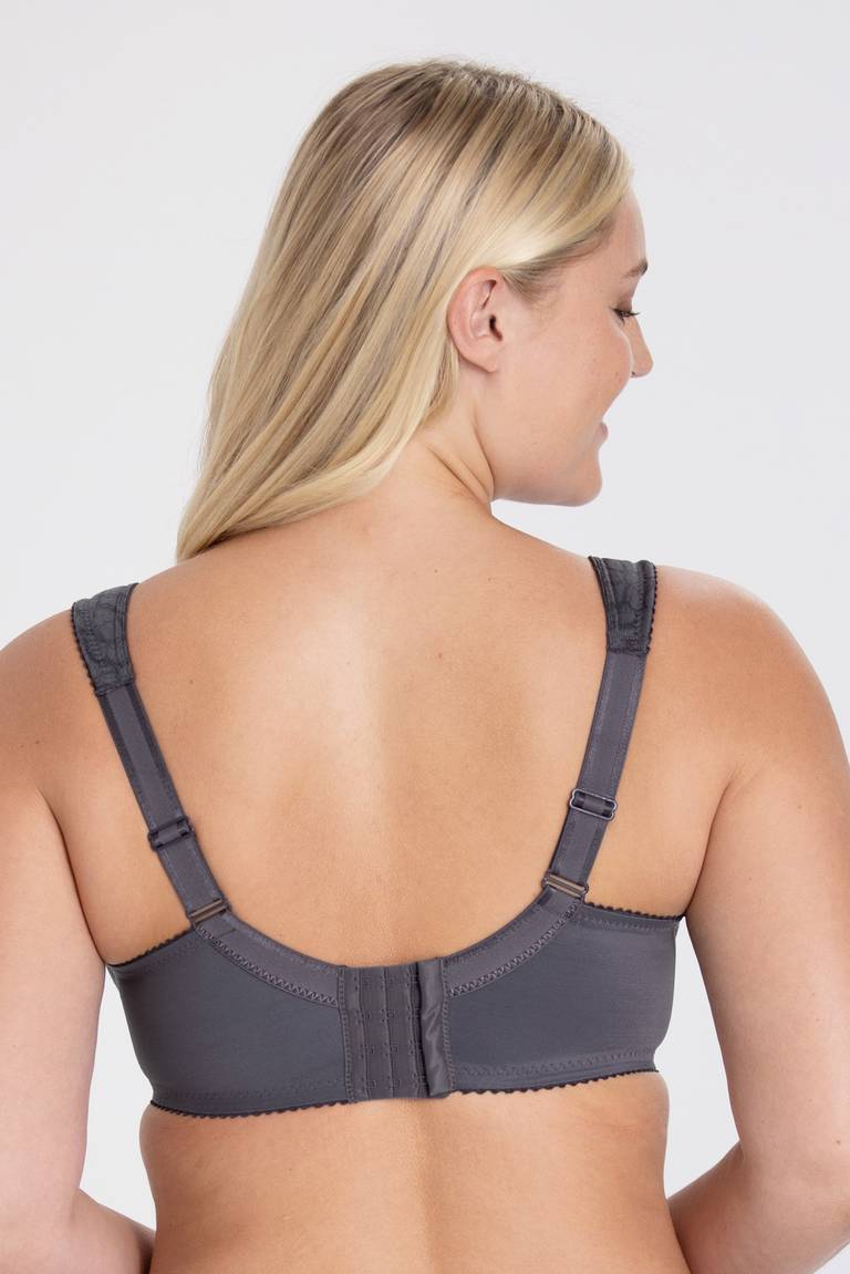 💖Σετ 4 τεμαχίων Triumph, νέο σουτιέν push-up από βαμβάκι χωρίς ραφές με patchwork από δαντέλα με λουλούδια🔥