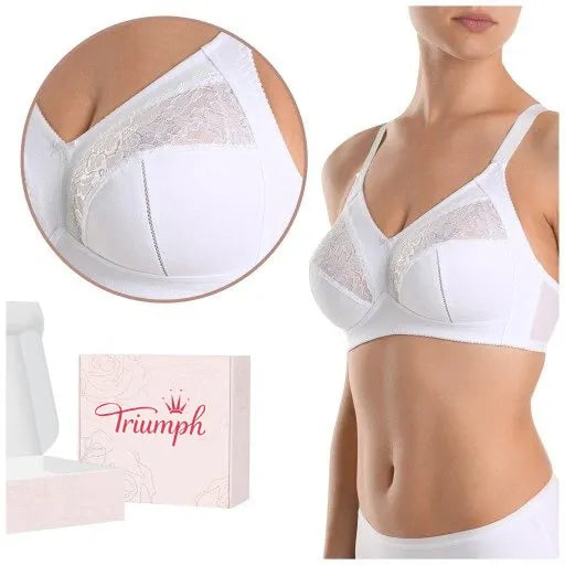💖Triumph® 4-balenie ✨Priehľadná podprsenka bez výstuže pre veľké poprsie