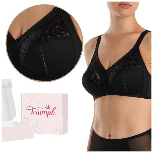 💖Triumph® 4-balenie ✨Priehľadná podprsenka bez výstuže pre veľké poprsie