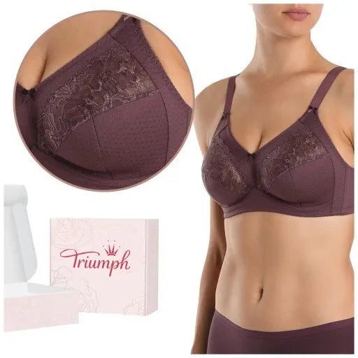 💖Triumph® 4-balenie ✨Priehľadná podprsenka bez výstuže pre veľké poprsie